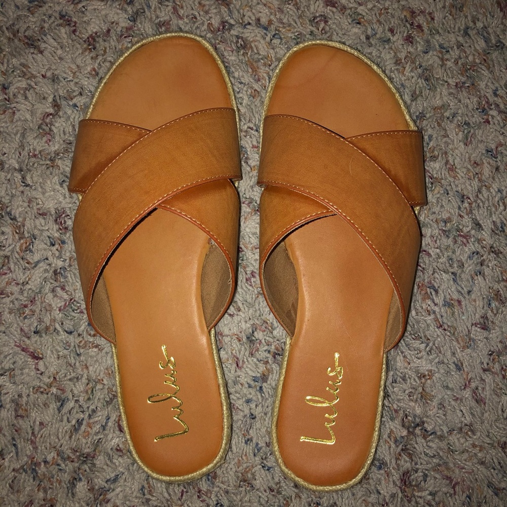 Lulus Espadrille Slide Sandals